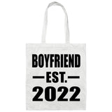 Boyfriend Established EST. 2022 - Tote Bag White