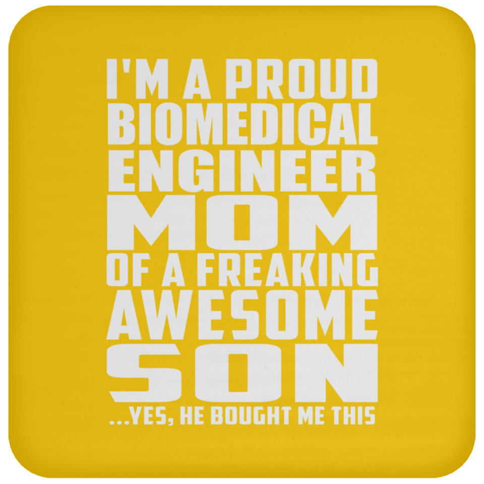 Proud Biomedical Engineer Mom Of Awesome Son - Drink Coaster