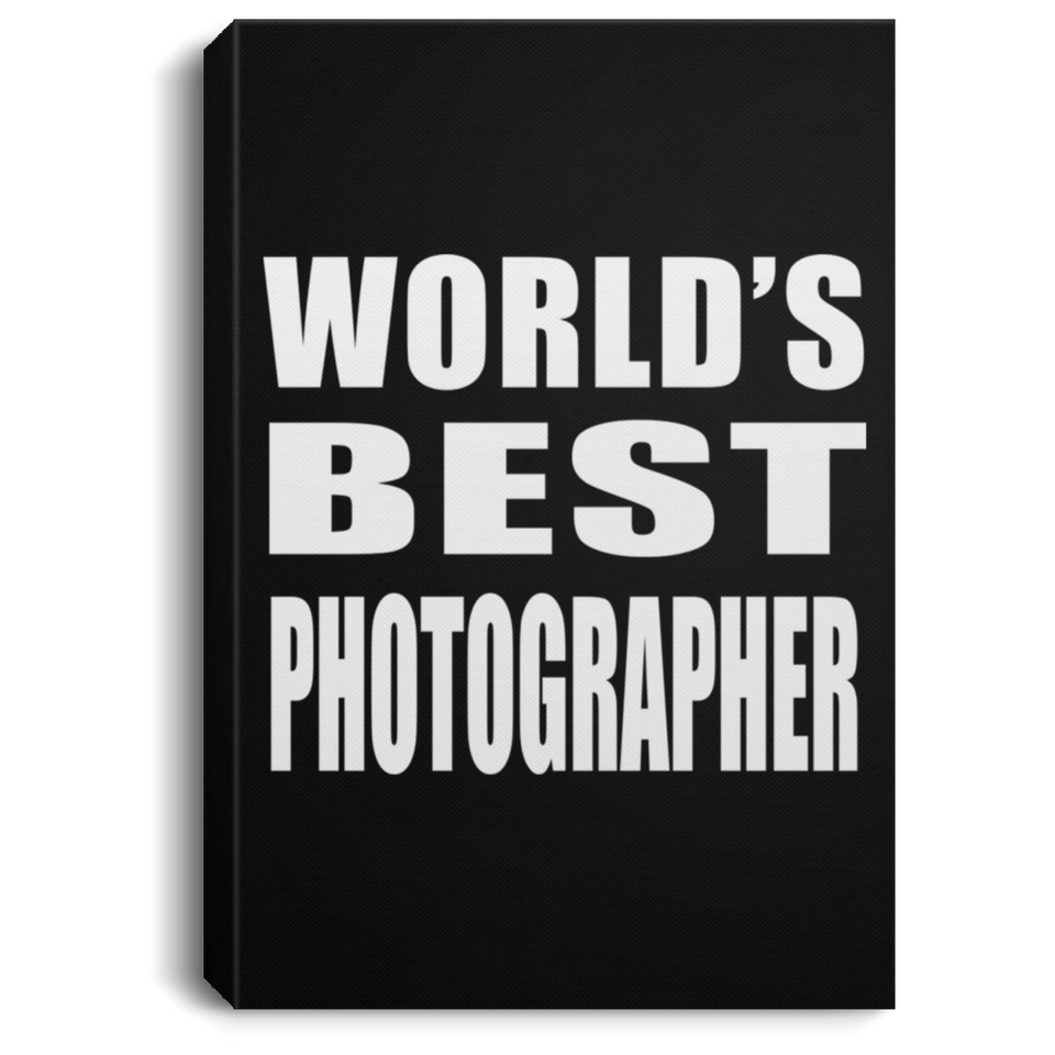 World's Best Photographer - Canvas Portrait