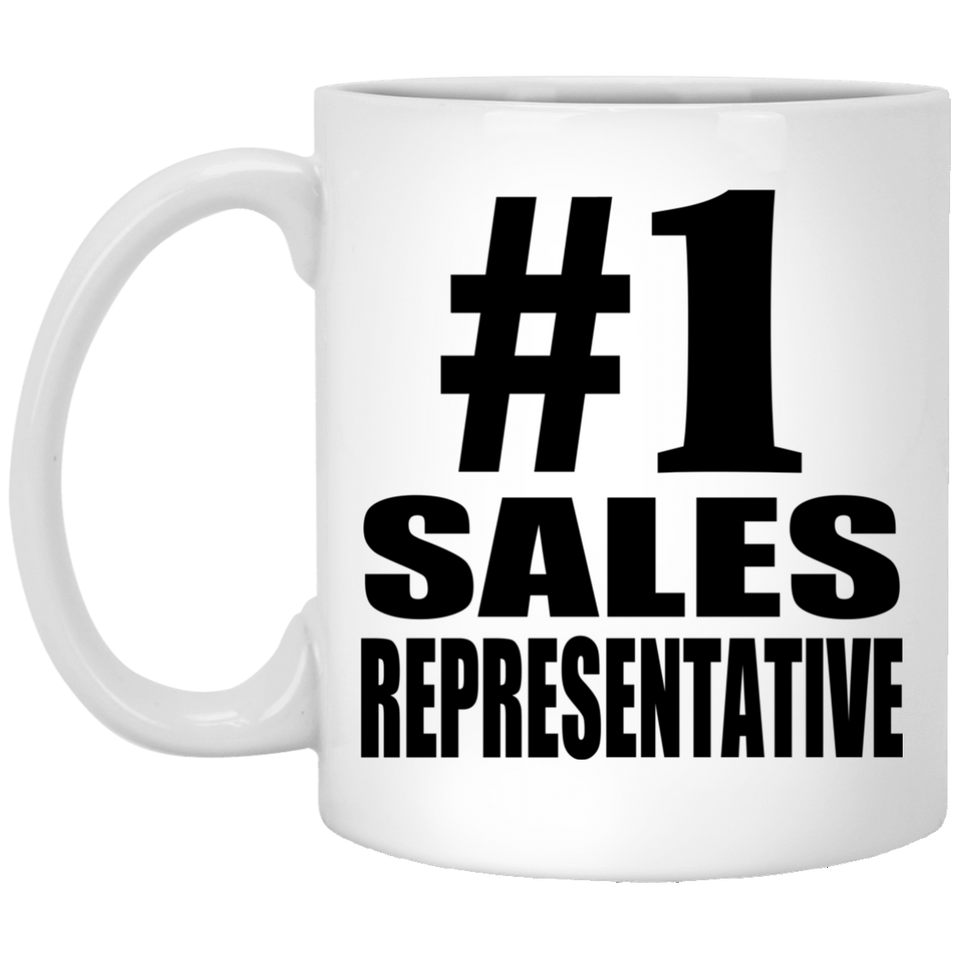 Number One #1 Sales Representative - 11 Oz Coffee Mug
