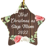 First Christmas As Step Mom 2022 - Star Ornament A