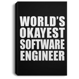 World's Okayest Software Engineer - Canvas Portrait