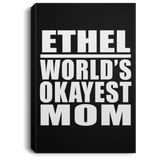 Ethel World's Okayest Mom - Canvas Portrait