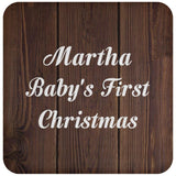 Martha Baby's First Christmas - Drink Coaster D