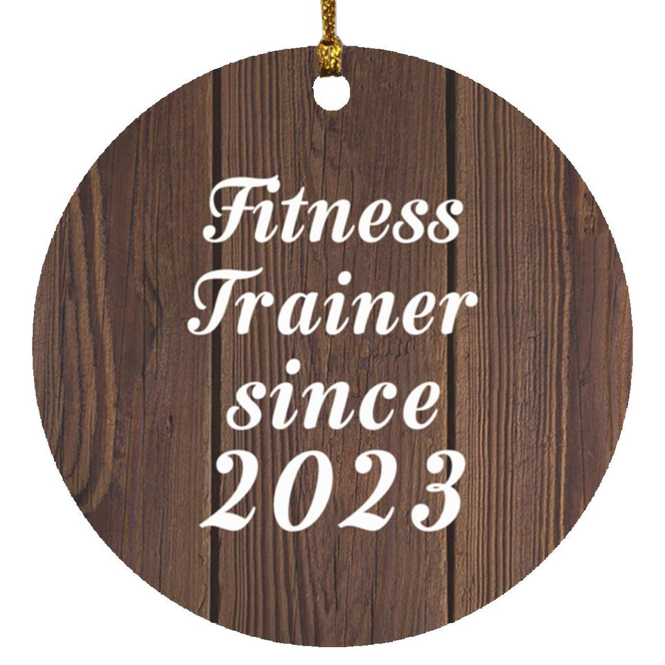 Fitness Trainer Since 2023 - Circle Ornament D
