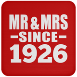 98th Anniversary Mr & Mrs Since 1926 - Drink Coaster