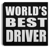 World's Best Driver - Canvas Square