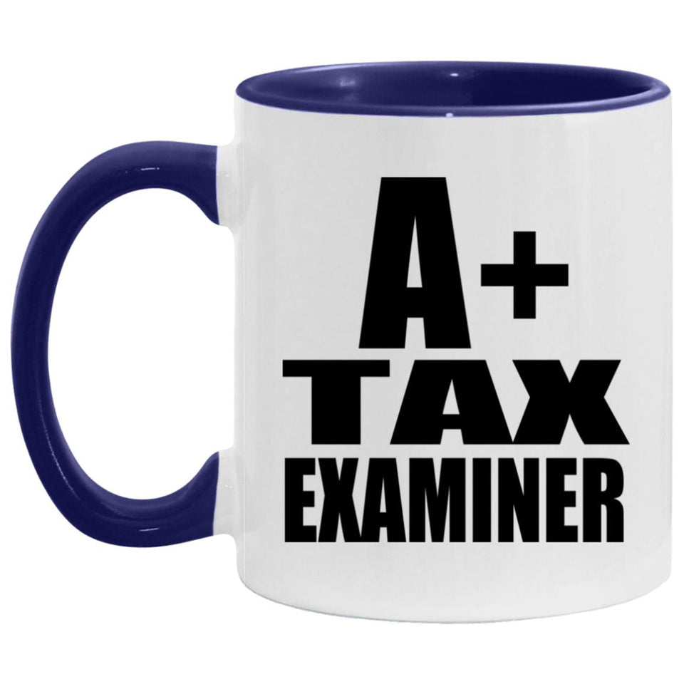 A+ Tax Examiner - 11oz Accent Mug Purple