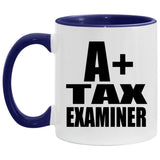 A+ Tax Examiner - 11oz Accent Mug Purple