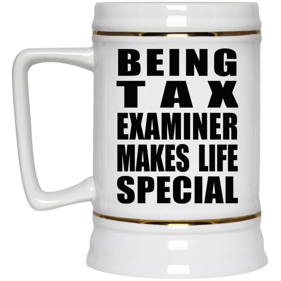 Being Tax Examiner Makes Life Special - Beer Stein