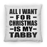 All I Want For Christmas Is My Tabby - Throw Pillow