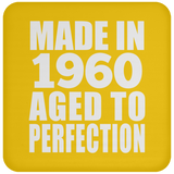 64th Birthday Made In 1960 Aged to Perfection - Drink Coaster