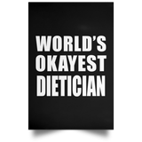 World's Okayest Dietician - Poster Portrait