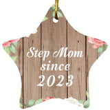 Step Mom Since 2023 - Star Ornament B