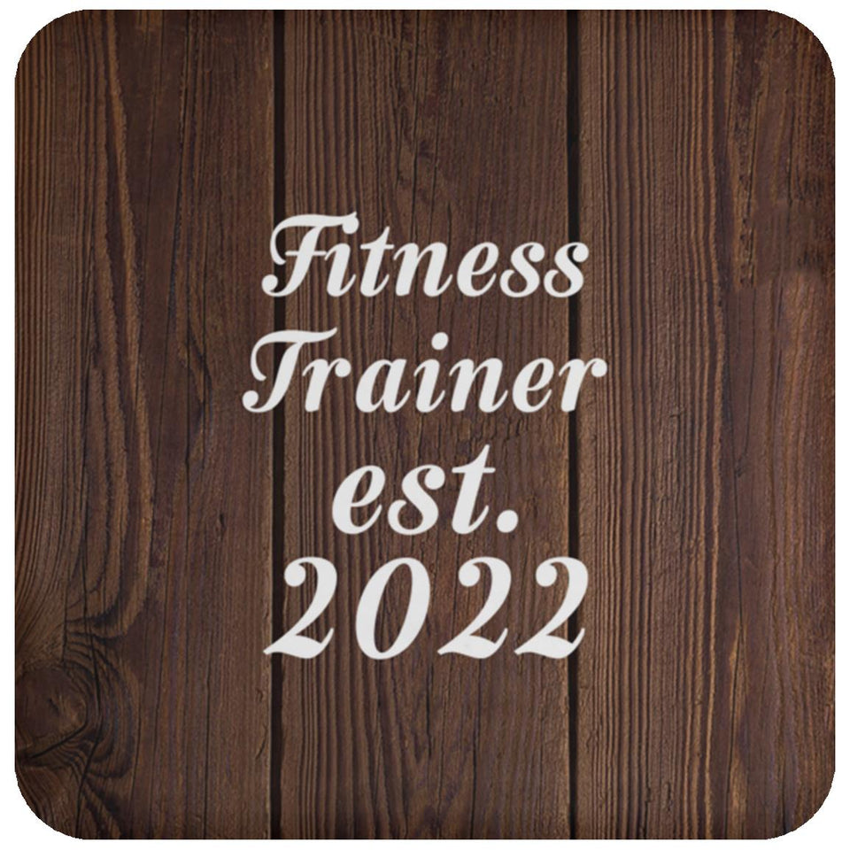 Fitness Trainer Established Est. 2022 - Drink Coaster D