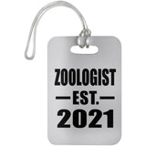 Zoologist Established EST. 2021 - Luggage Bag Tag