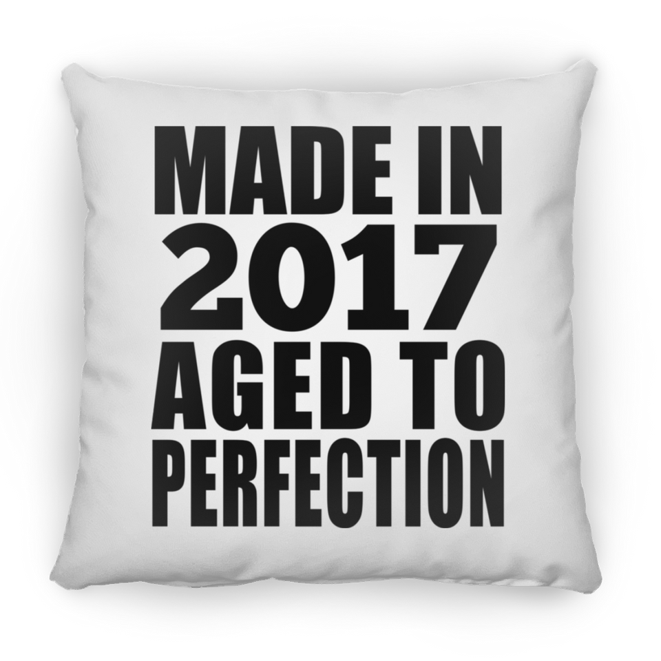7th Birthday Made In 2017 Aged to Perfection - Throw Pillow