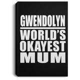 Gwendolyn World's Okayest Mum - Canvas Portrait