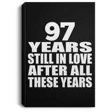 97th Anniversary 97 Years Still In Love After These Years - Canvas Portrait