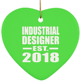 Industrial Designer Established EST. 2018 - Heart Ornament