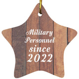 Military Personnel Since 2022 - Star Ornament E