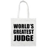 World's Greatest Judge - Tote Bag White