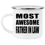 Most Awesome Father In Law - 12oz Camping Mug