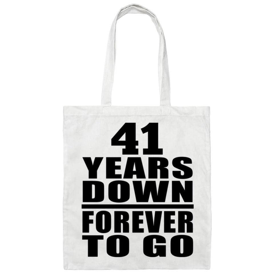 41st Anniversary 41 Years Down Forever to Go - Tote Bag White