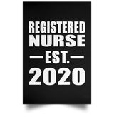Registered Nurse Established EST. 2020 - Poster Portrait