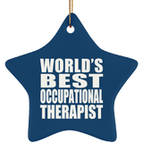 World's Best Occupational Therapist - Star Ornament