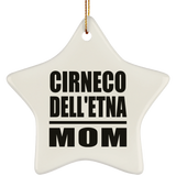 Cirneco Dell'etna Mom - Star Ornament
