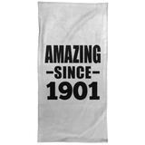 123rd Birthday Amazing Since 1901 - Hand Towel