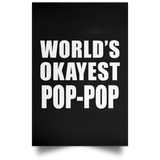 World's Okayest Pop-Pop - Poster Portrait