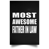 Most Awesome Father In Law - Poster Portrait