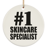 Number One #1 Skincare Specialist - Circle Ornament