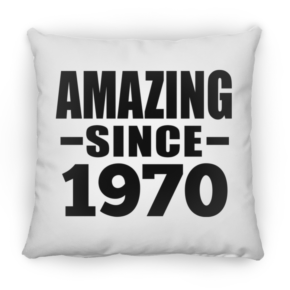 54th Birthday Amazing Since 1970 - Throw Pillow