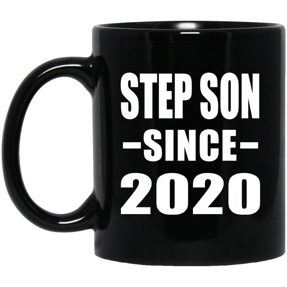 Step Son Since 2020 - 11oz Coffee Mug Black