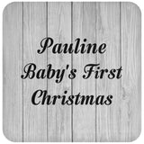Pauline Baby's First Christmas - Drink Coaster F