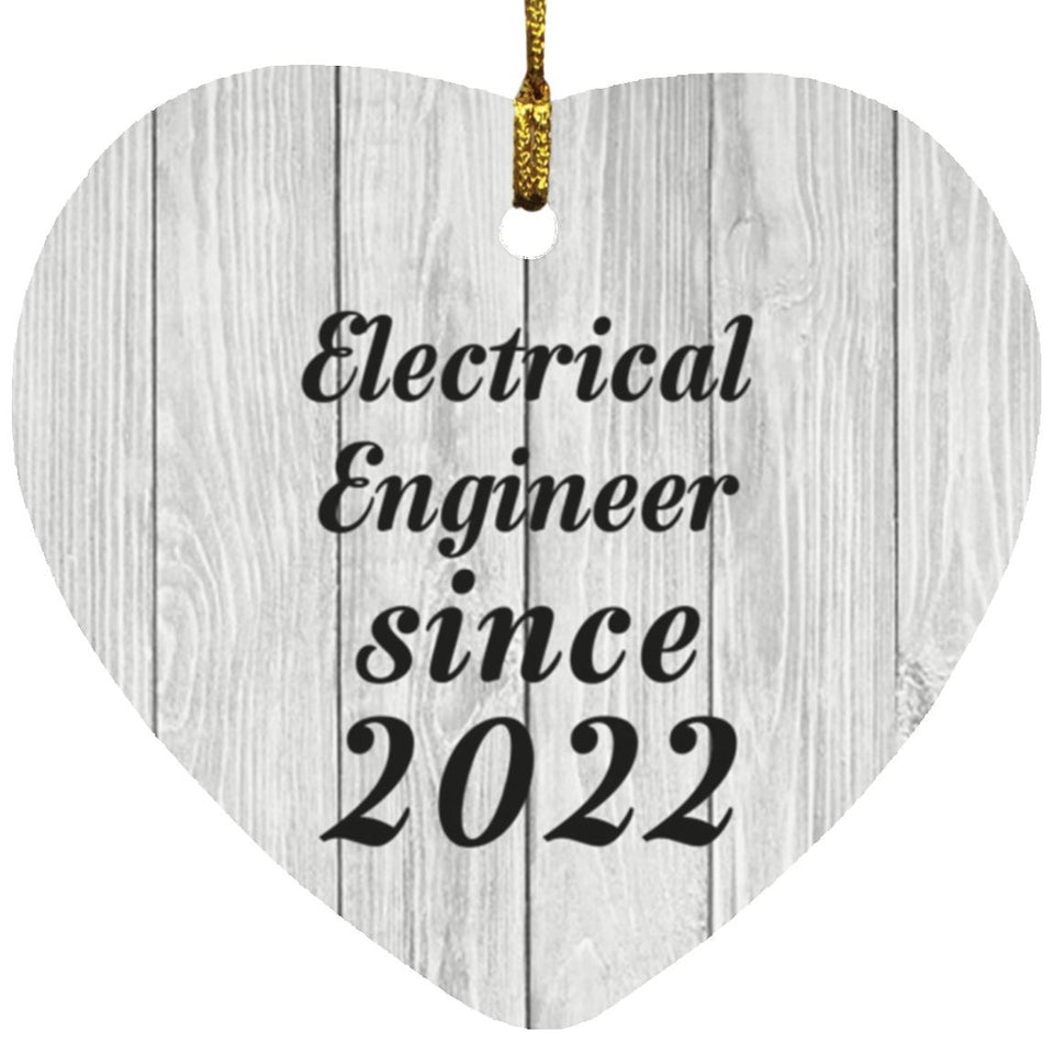 Electrical Engineer Since 2022 - Heart Ornament F