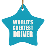 World's Greatest Driver - Star Ornament