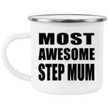 Most Awesome Step Mum - 12oz Camping Mug
