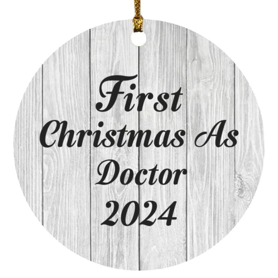 First Christmas As Doctor 2024 - Circle Ornament F