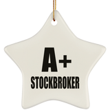 A+ Stockbroker - Star Ornament