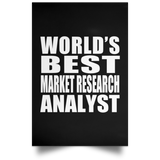 World's Best Market Research Analyst - Poster Portrait
