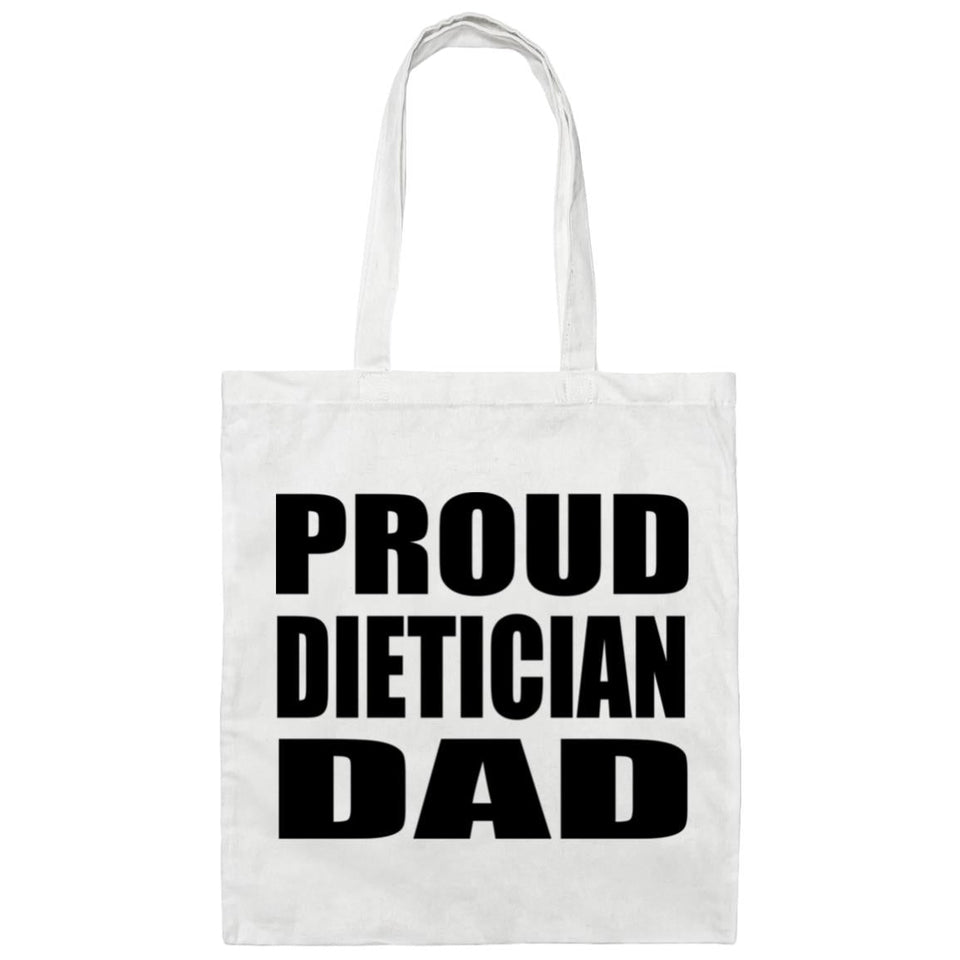 Proud Dietician Dad - Tote Bag White