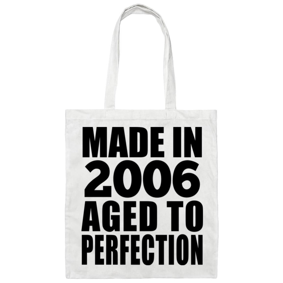 18th Birthday Made In 2006 Aged to Perfection - Tote Bag White