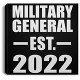 Military General Established EST. 2022 - Canvas Square
