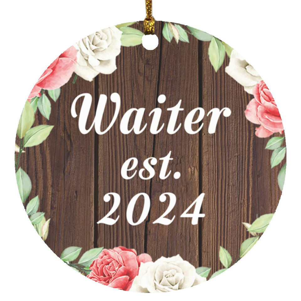 Waiter Established Est. 2024 - Circle Ornament A