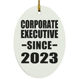 Corporate Executive Since 2023 - Oval Ornament