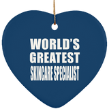 World's Greatest Skincare Specialist - Heart Ornament